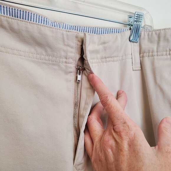 Tommy Hilfiger casual high rise khaki pants - Picture 2 of 8